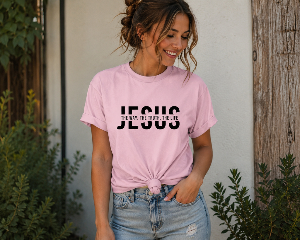 Jesus Christian Shirt | The Way The Truth The Life T-Shirt