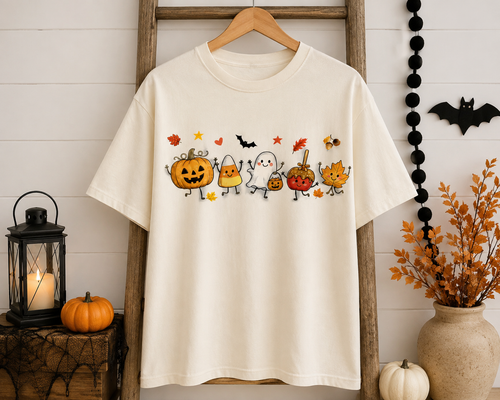 Cute Halloween Shirt | Fall Graphic Tee | Pumpkin Ghost Shirt