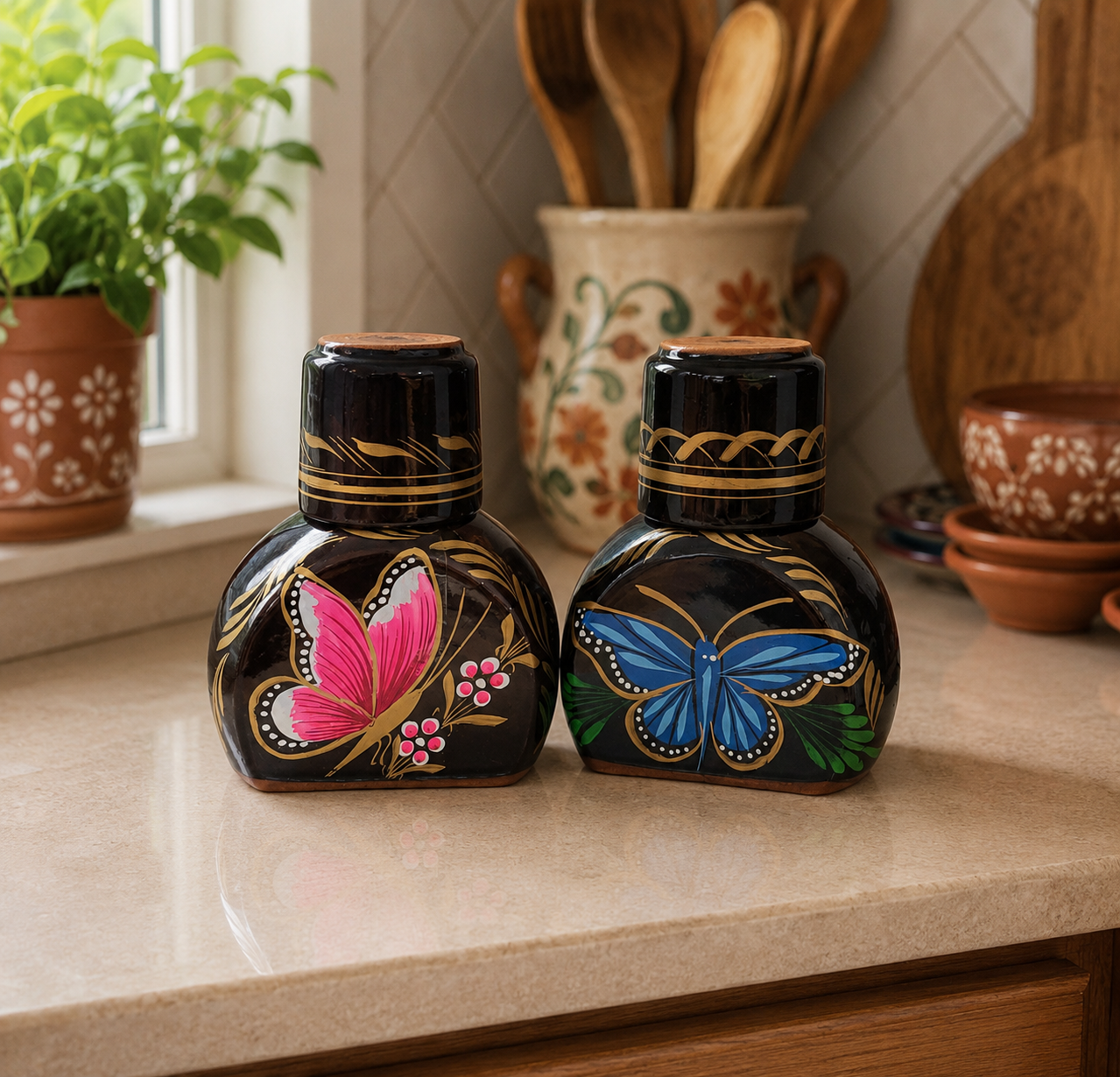 Handmade Mexican Tequila Decanter | Jug and Cup