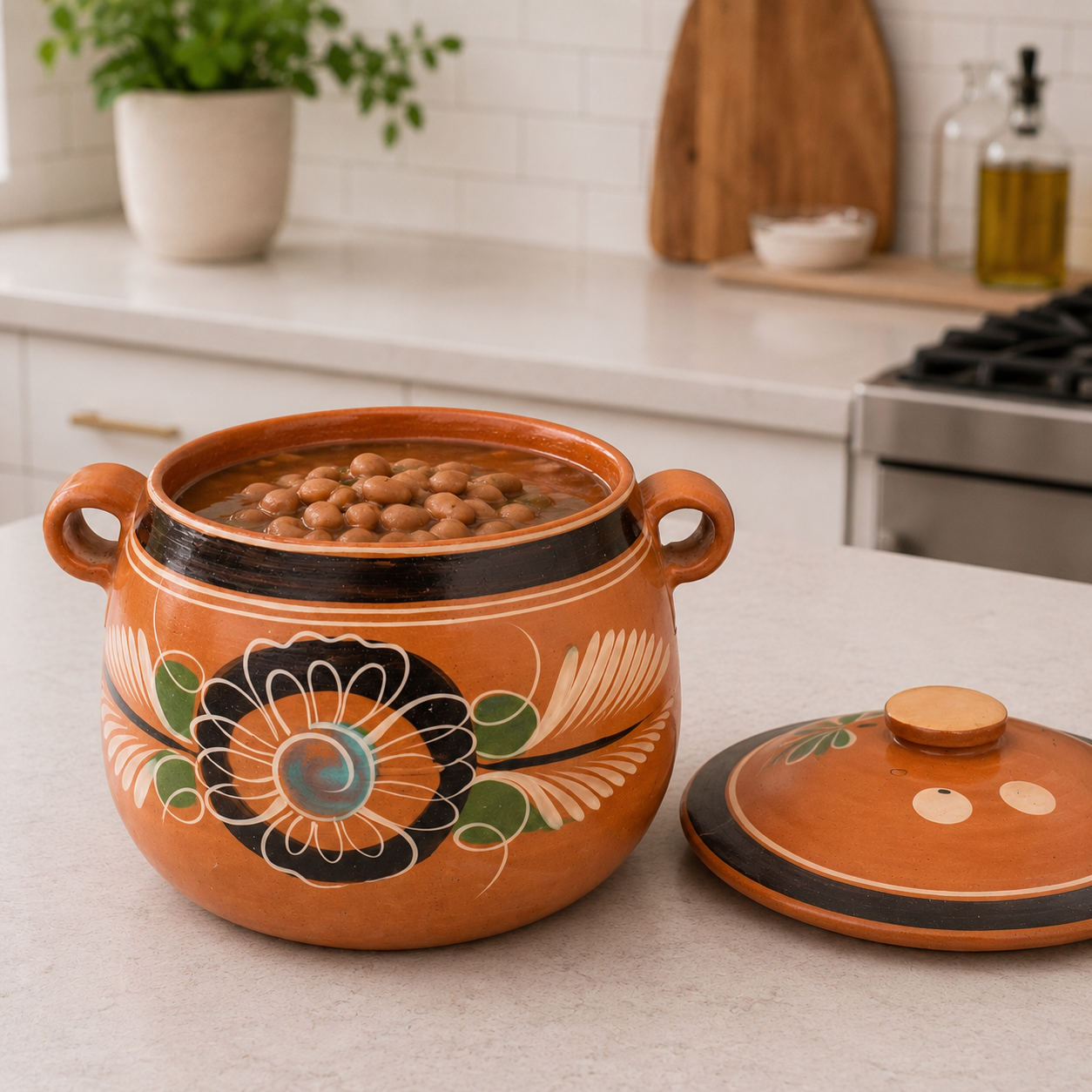 Handmade Bean Pot | Olla de Barro