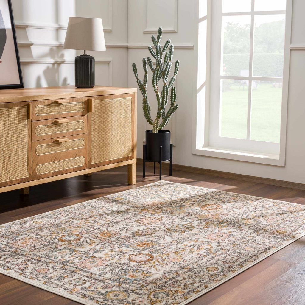 Herstmonceux Traditional Area Rug | Machine Woven Rug