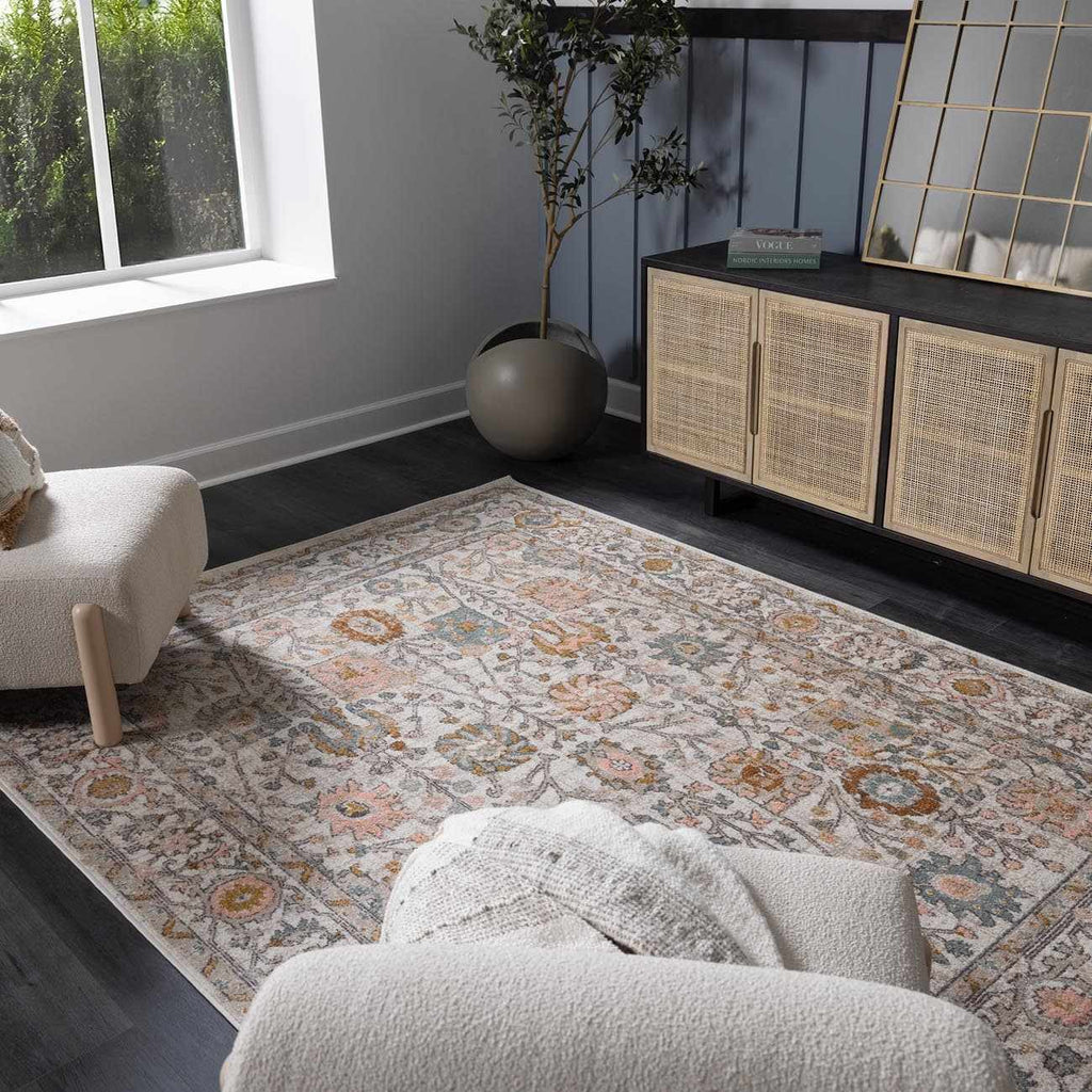 Herstmonceux Traditional Area Rug | Machine Woven Rug