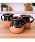 Clay Coffee Mugs Set of 3