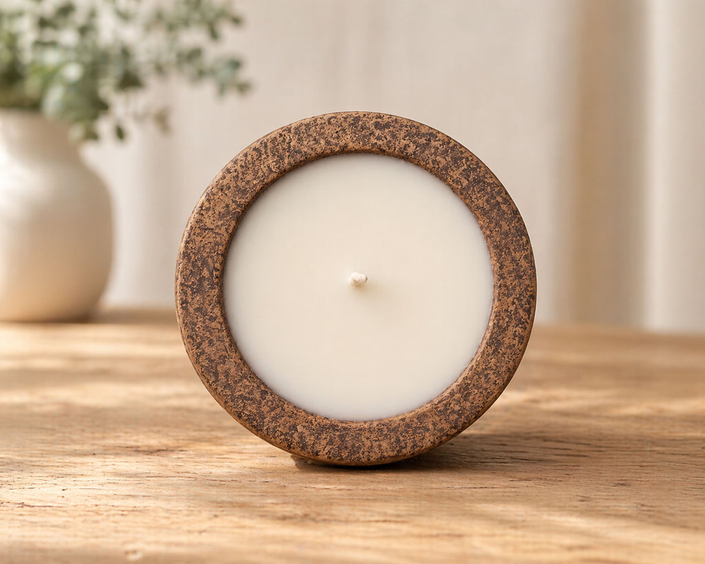 Minimalist Table Virgin Mary Candle