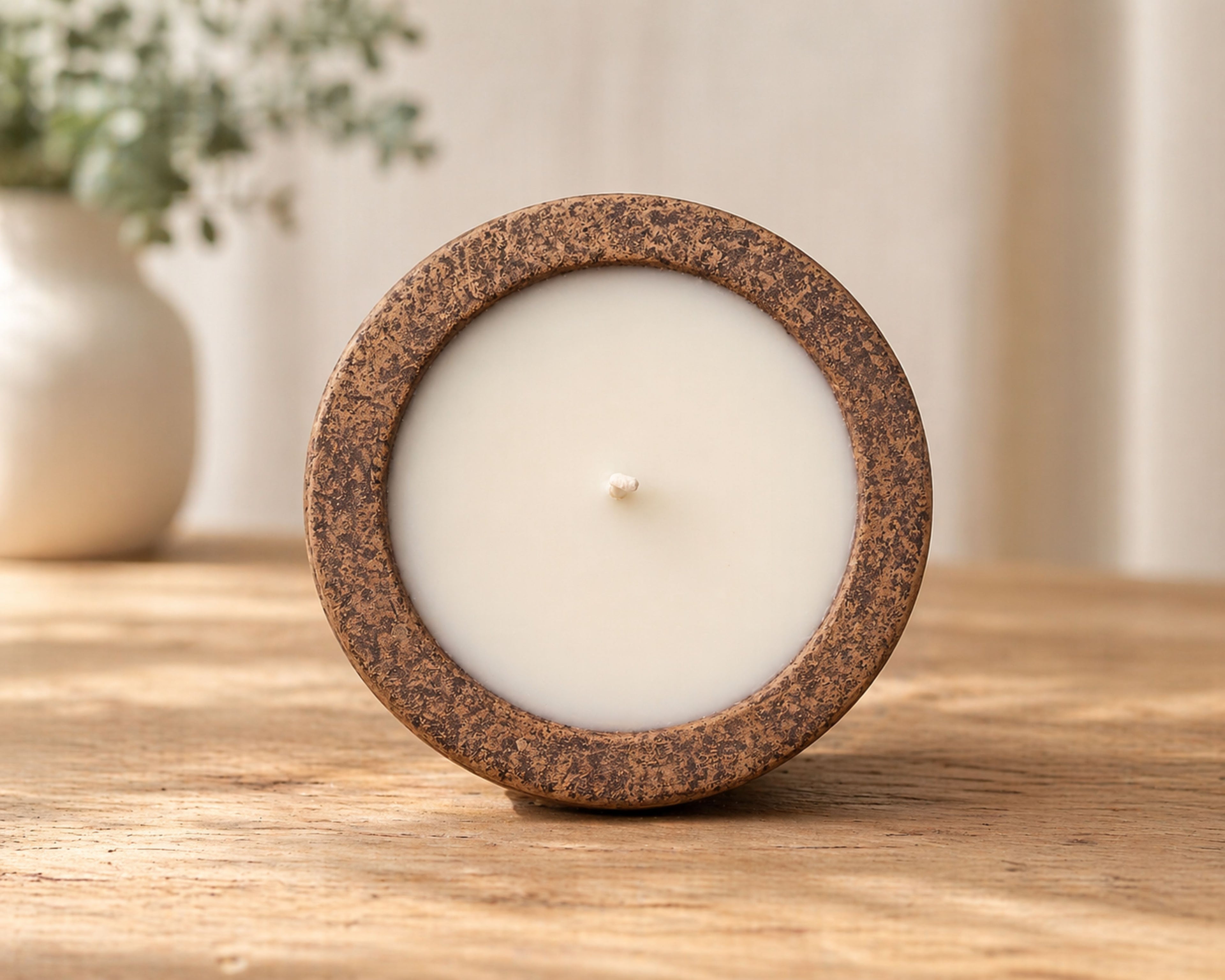Minimalist Table Virgin Mary Candle