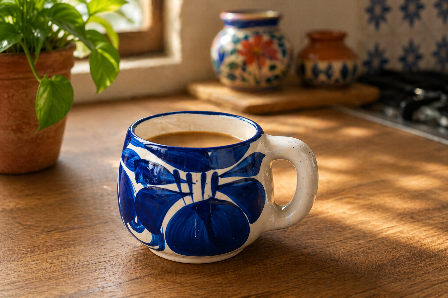 Jarrito Mugs Set of 6 | Blue Mugs | Unique Gift Ideas